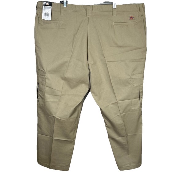 Dickies Pants Cargo Men's 50 UU Occupational Work Canvas Tan Brand New With Tags - Picture 8 of 12